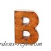 Trent Austin Design Rustic Brown Letter Block TRNT1606